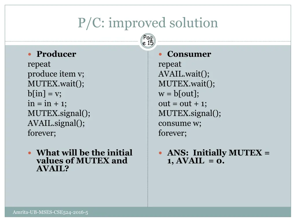 p c improved solution pag e 15