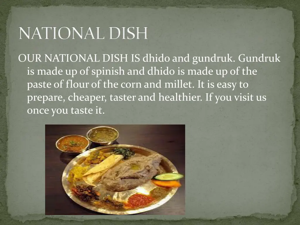 national dish