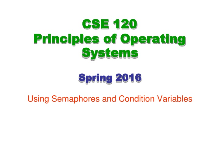 cse cse 120 of operating operating systems systems