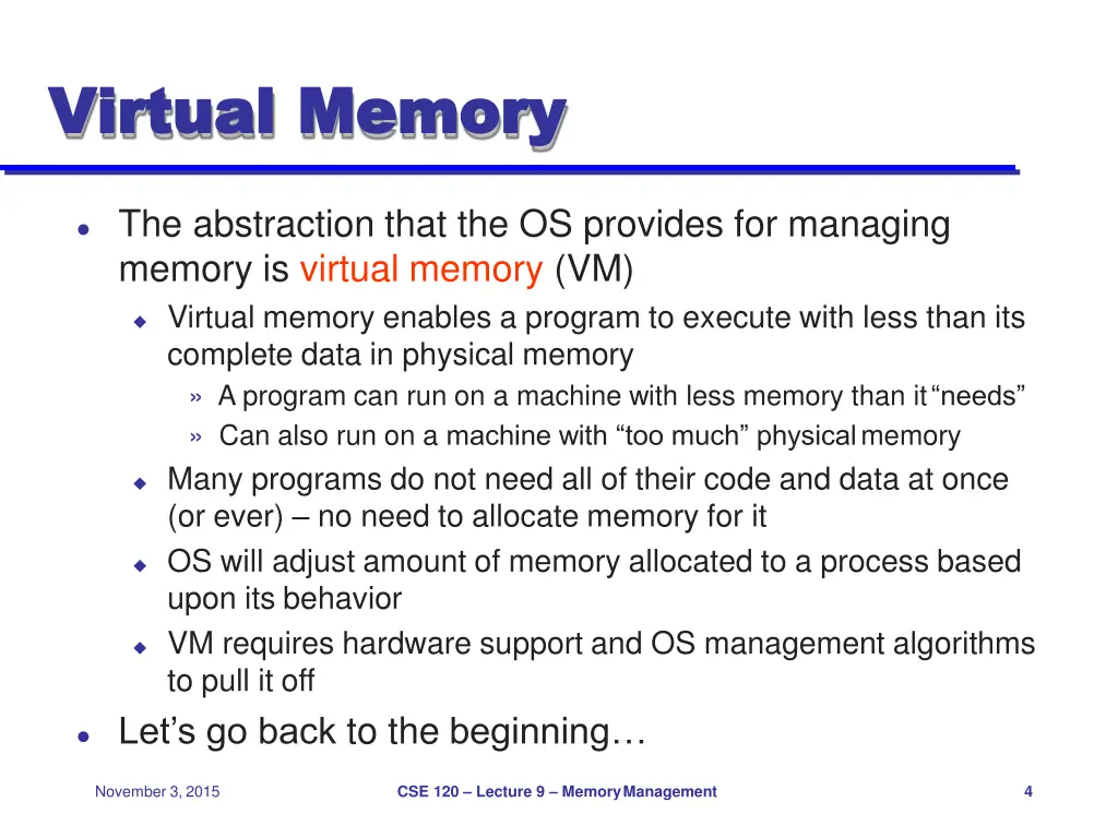 virtual virtual memory memory