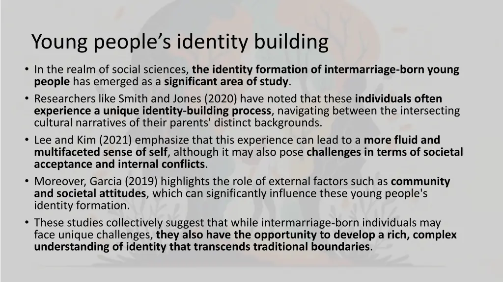 young people s identity building