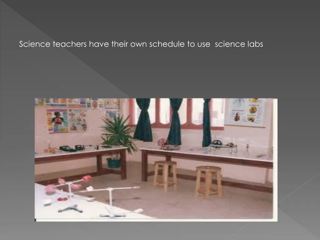 science teachers have their own schedule