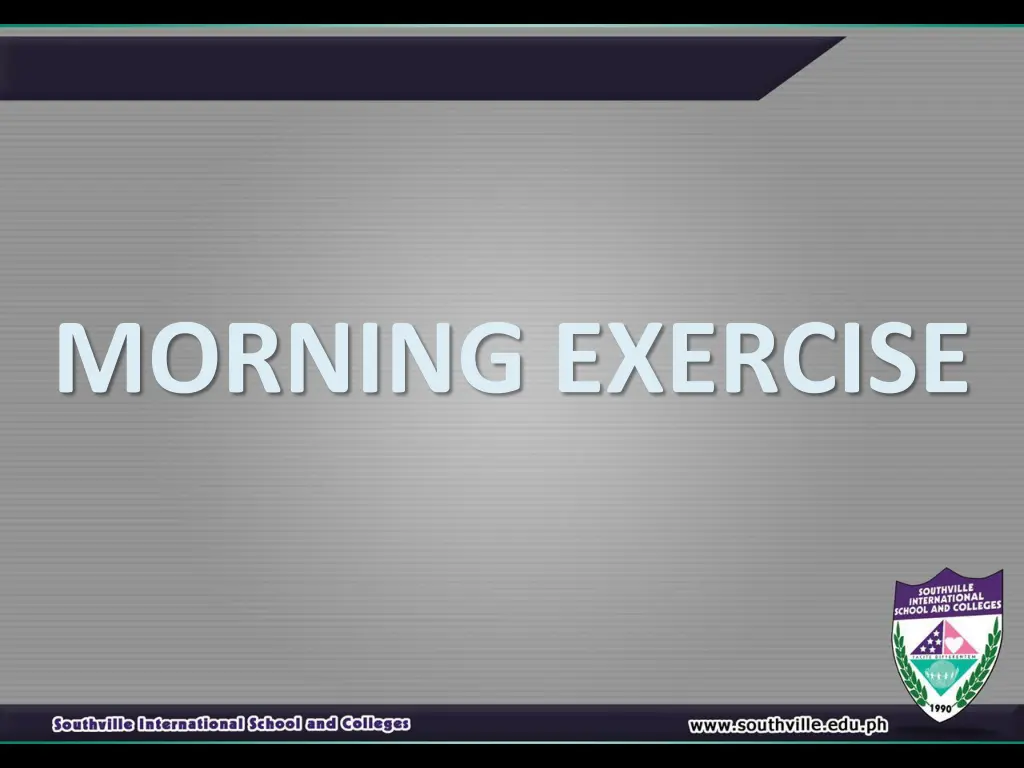 morning exercise