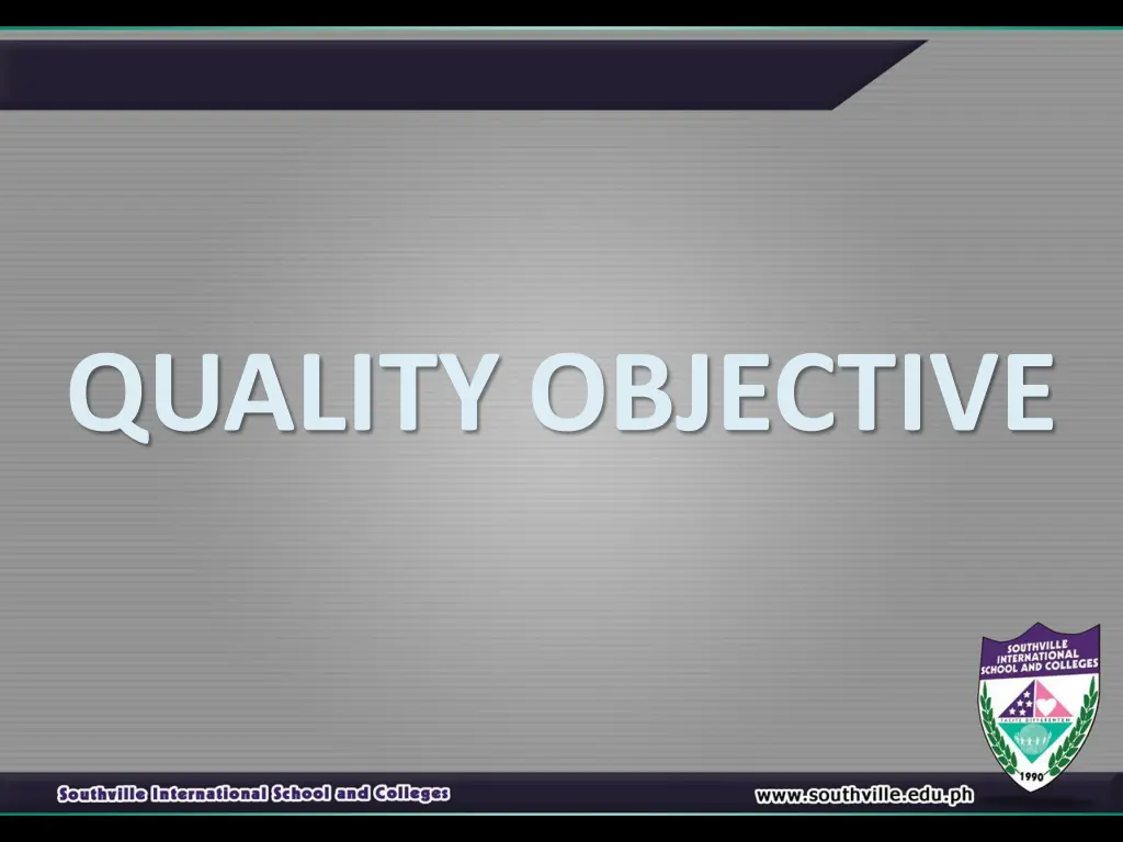 quality objective