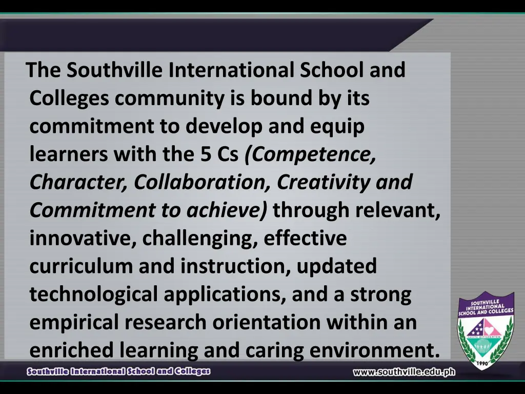 the southville international school and colleges