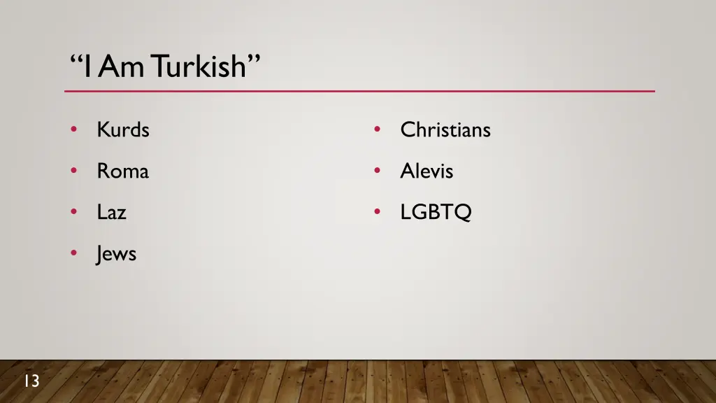 i am turkish