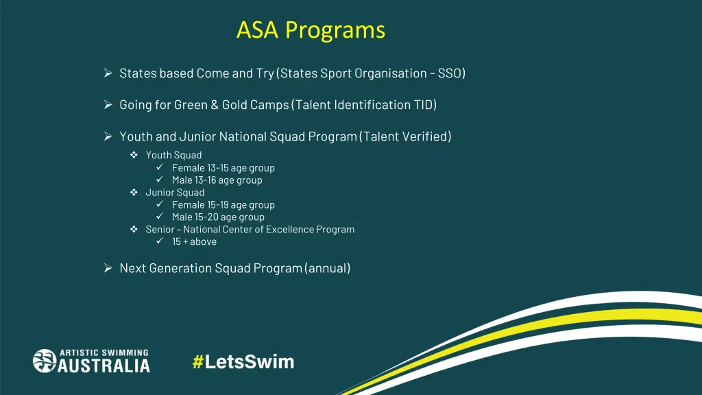 asa programs