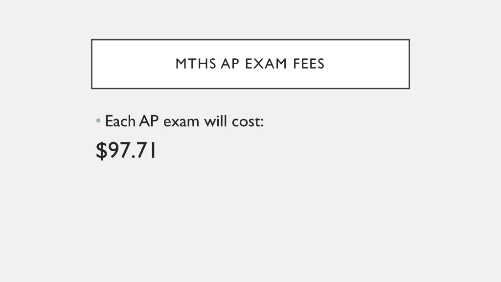 mths ap exam fees