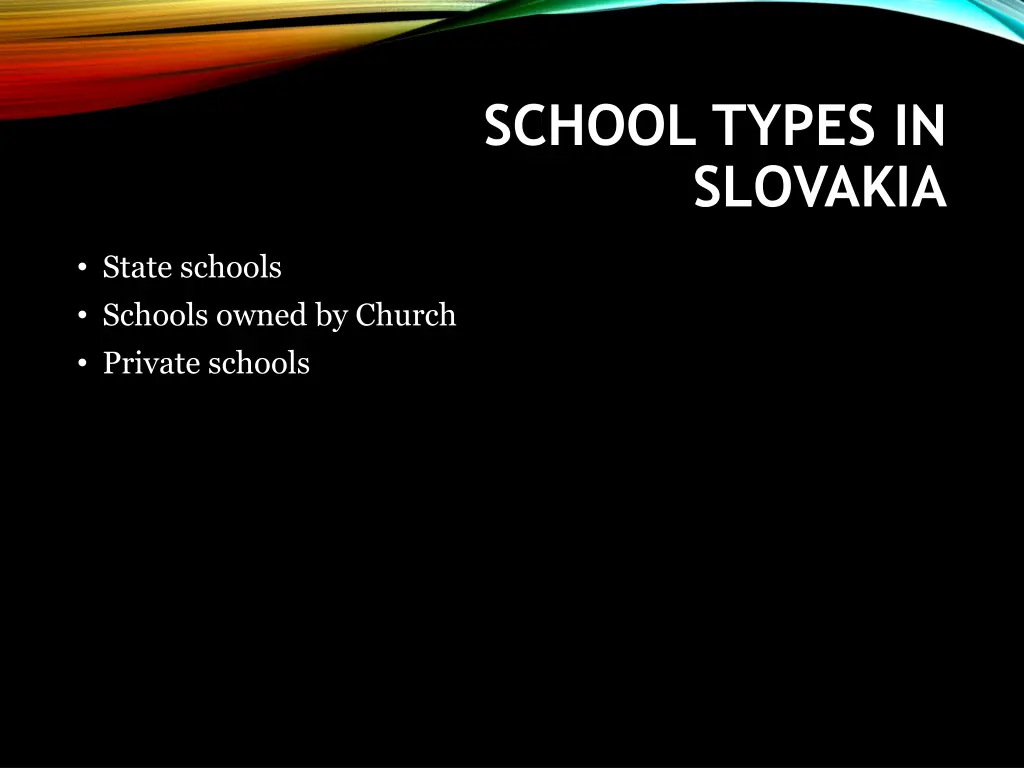 school types in slovakia