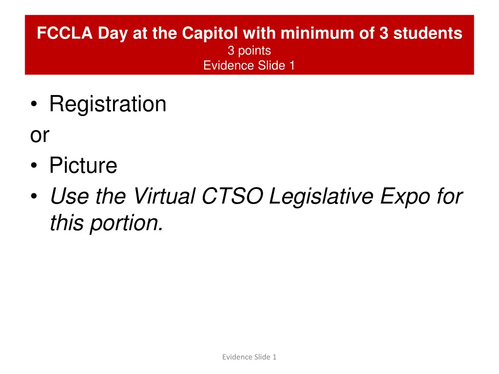 fccla day at the capitol with minimum