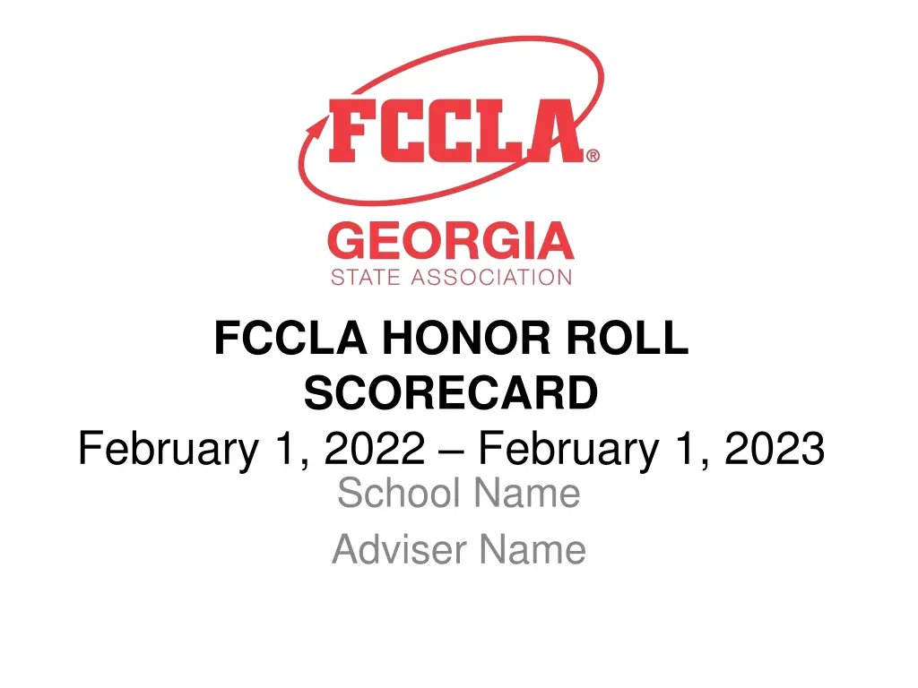 fccla honor roll scorecard february 1 2022