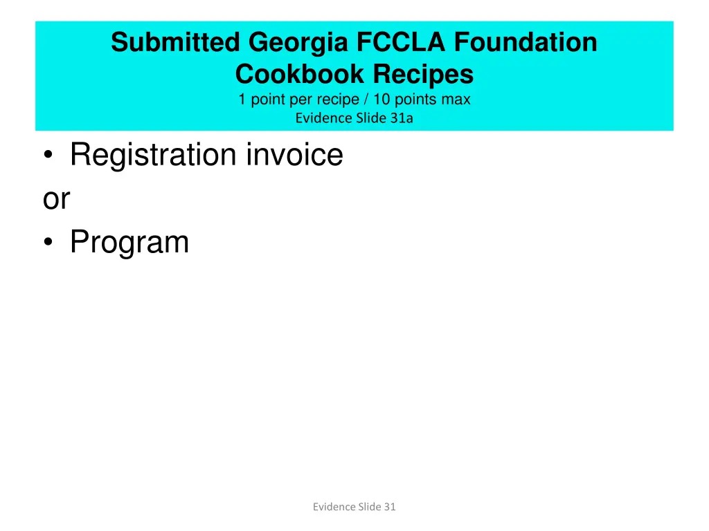 submitted georgia fccla foundation cookbook