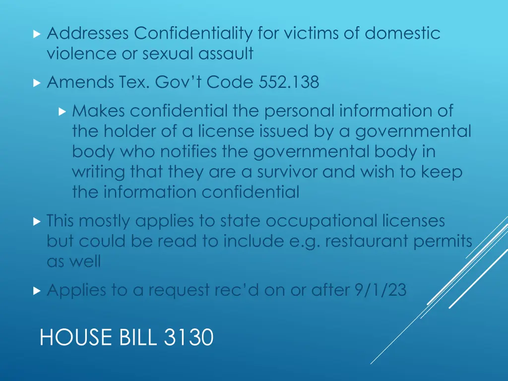 addresses confidentiality for victims of domestic