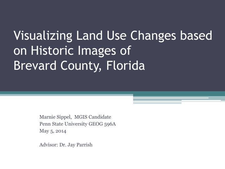 visualizing land use changes based on historic