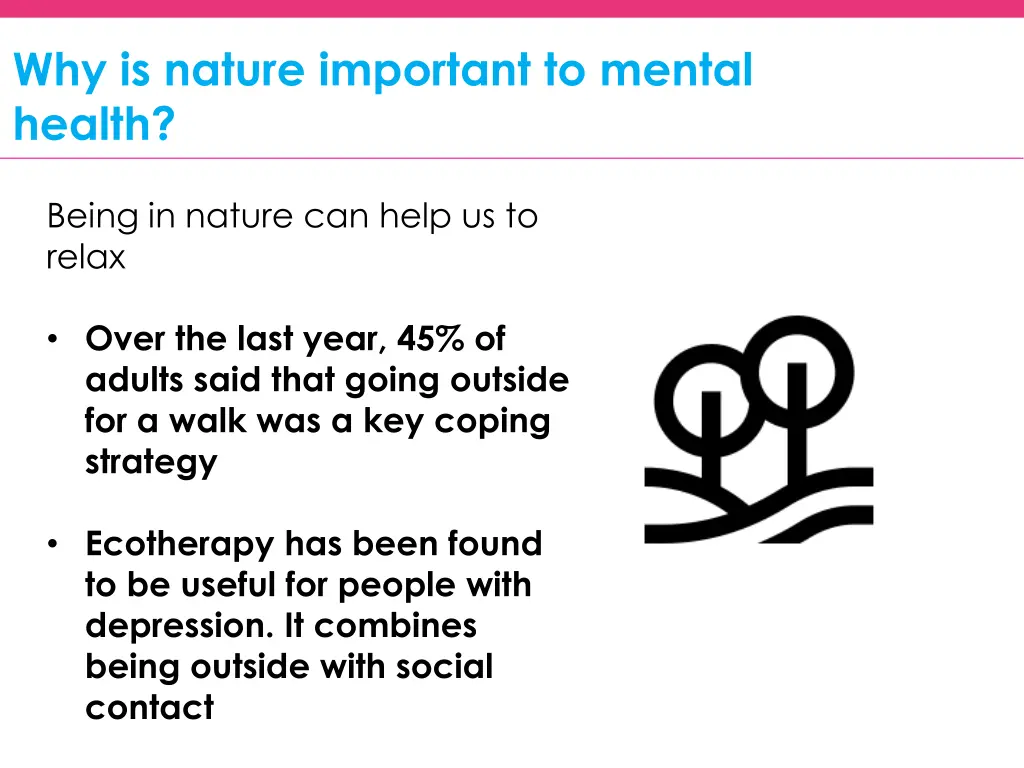 why is nature important to mental health