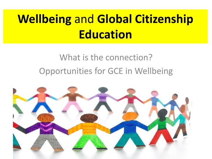 wellbeing and global citizenship education