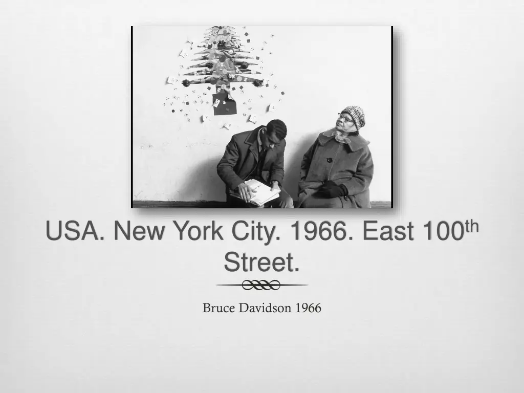 usa new york city 1966 east 100 th street 1