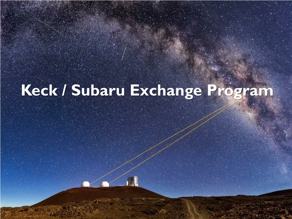 keck subaru exchange program