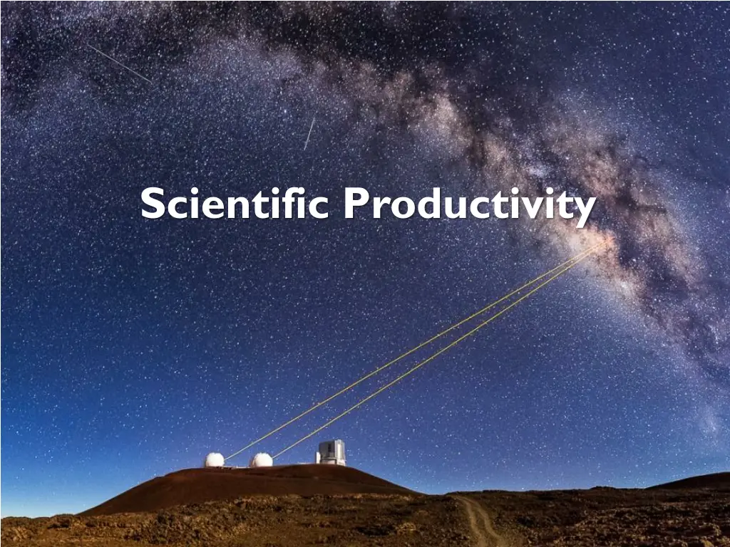 scientific productivity