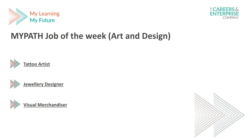 mypath job of the week art and design