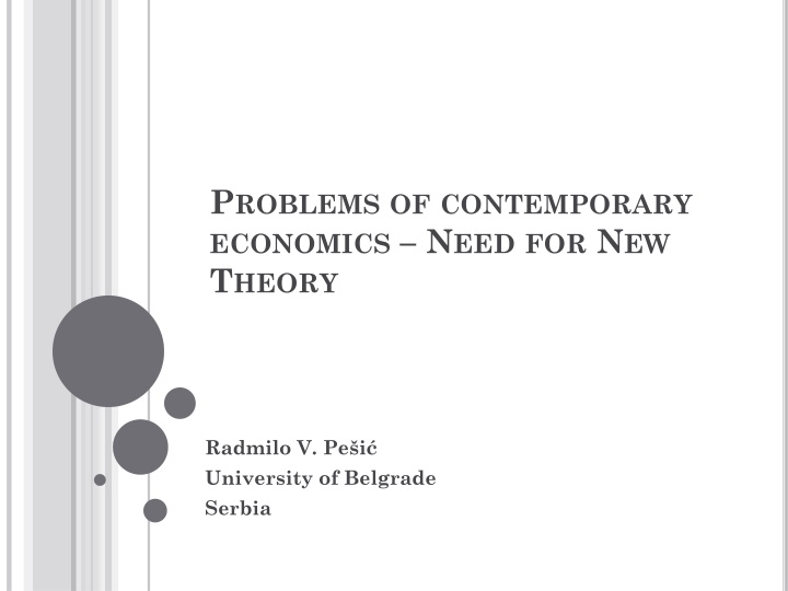 p roblems of contemporary economics