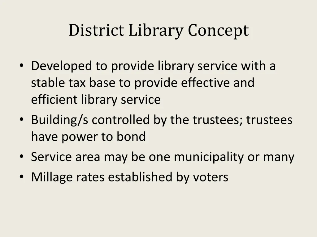 district library concept