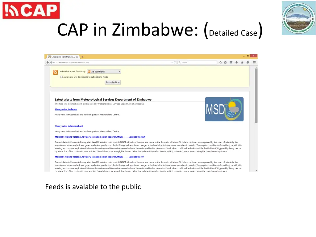 cap in zimbabwe detailed case 1