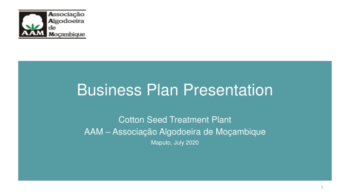 business plan presentation