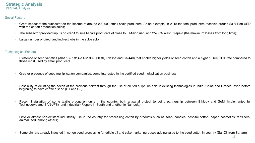 strategic analysis pestal analysis 1