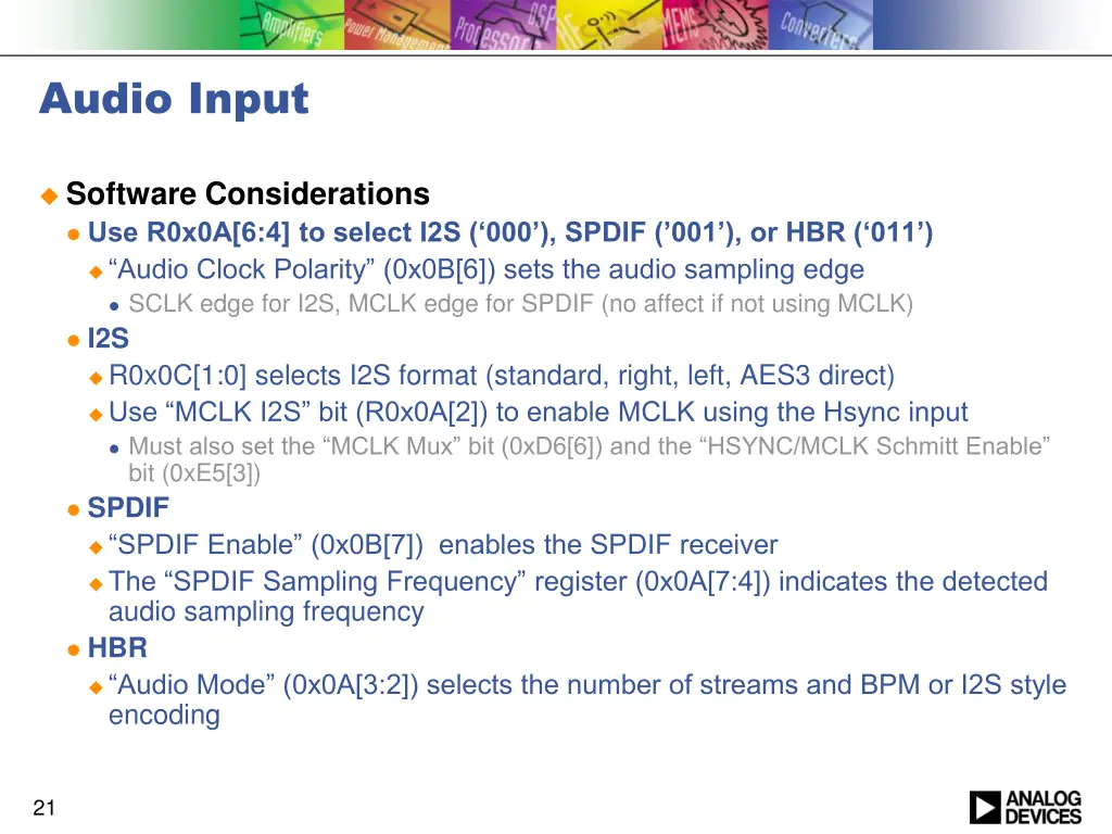 audio input 1