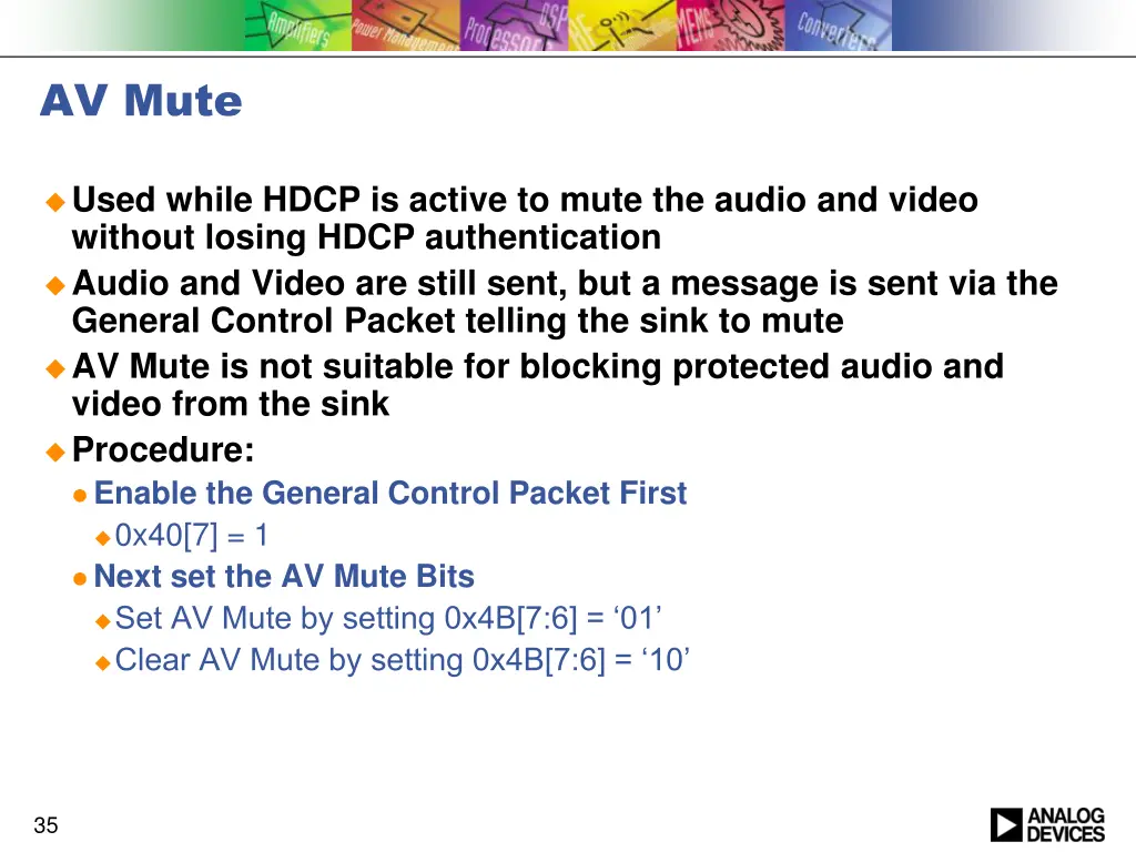 av mute