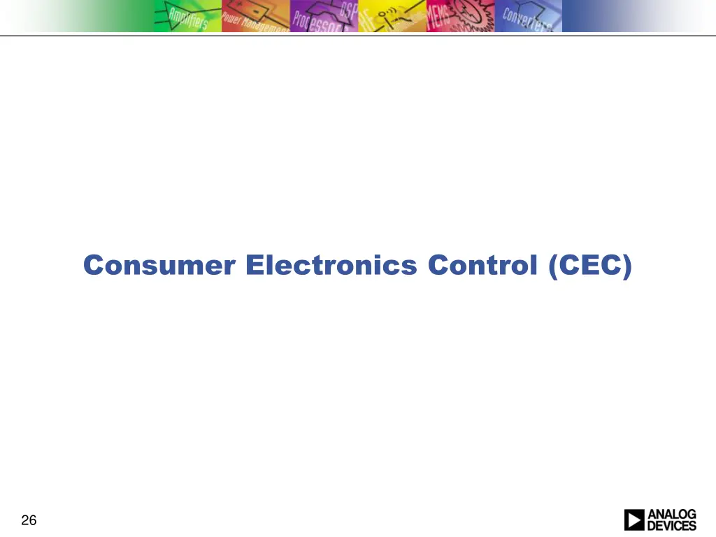 consumer electronics control cec