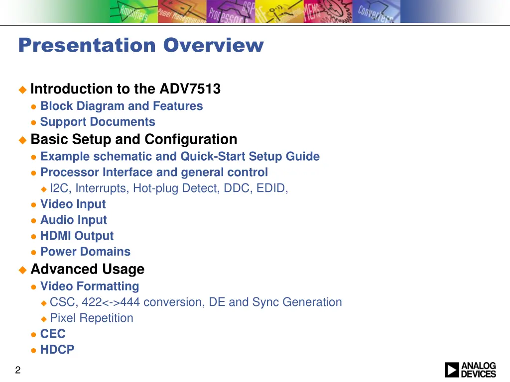 presentation overview