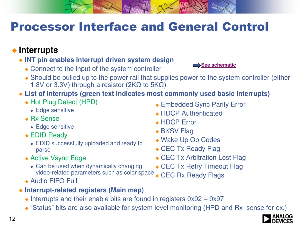 processor interface and general control 1