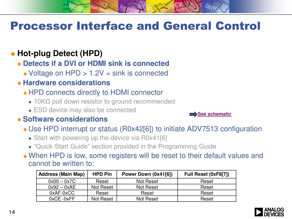 processor interface and general control 3