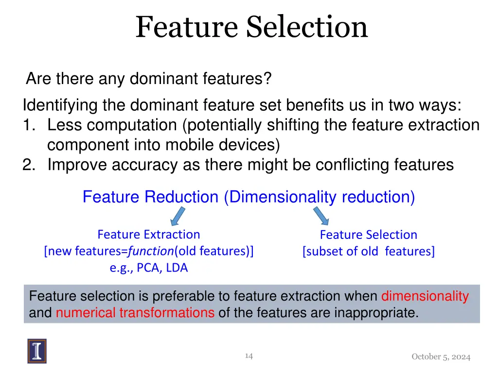 feature selection