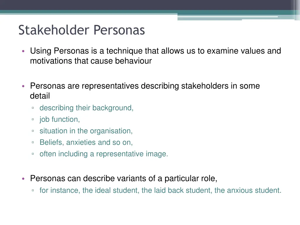 stakeholder personas 1