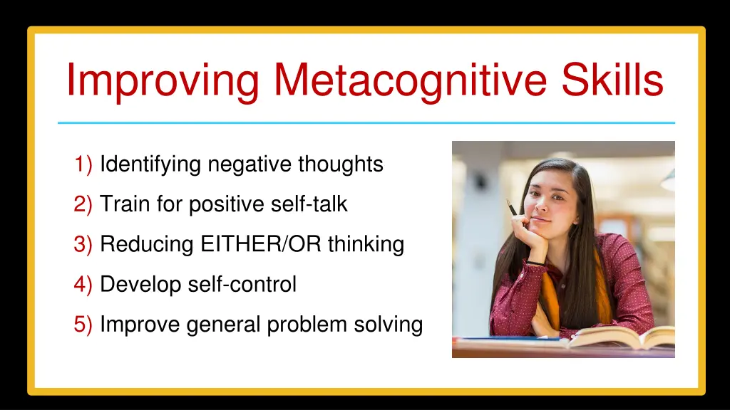 improving metacognitive skills