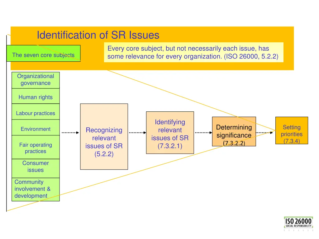 identification of sr issues