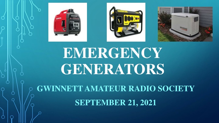 emergency generators