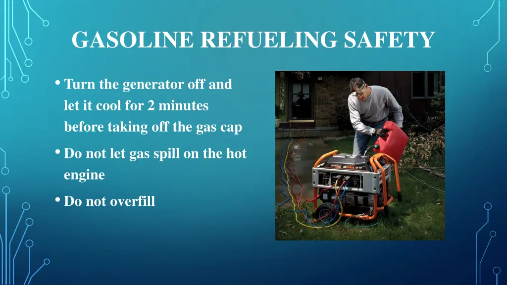 gasoline refueling safety