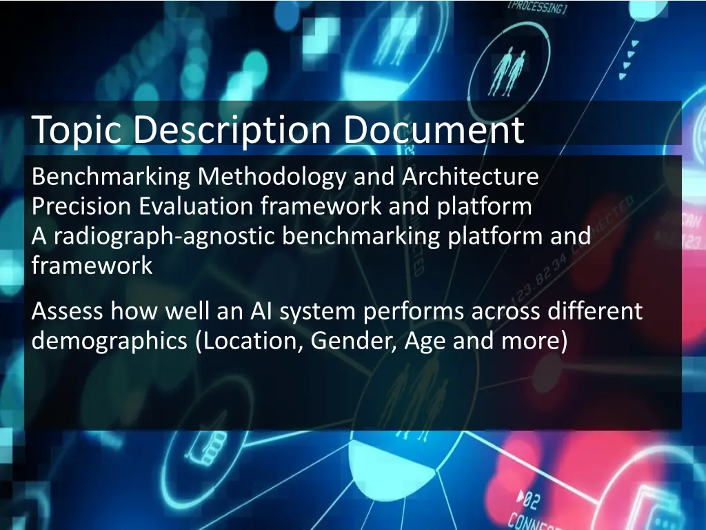 topic description document benchmarking