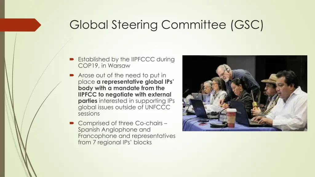 global steering committee gsc