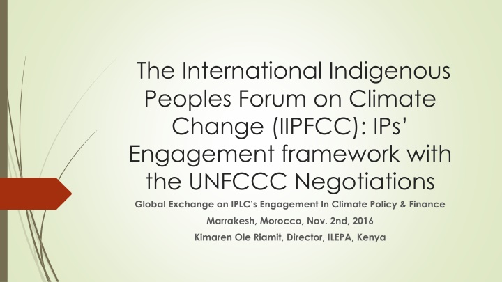 the international indigenous peoples forum