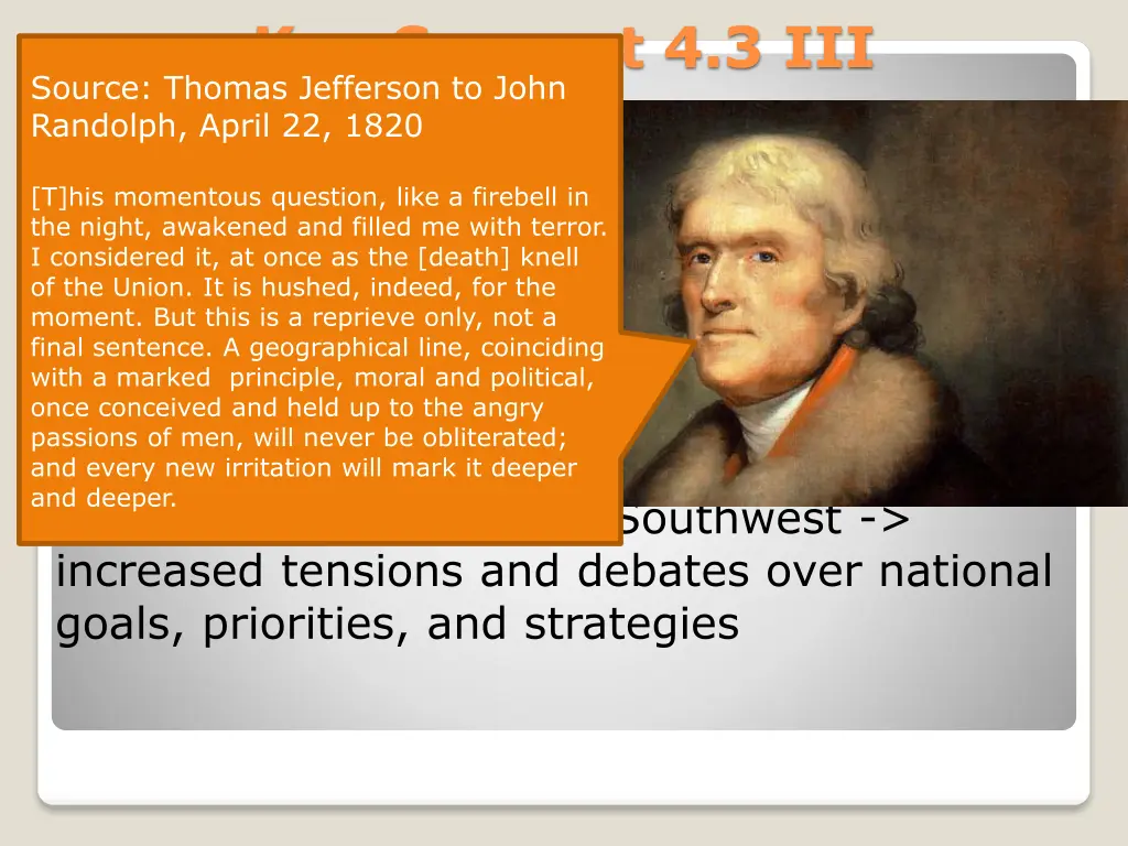 key concept 4 3 iii source thomas jefferson