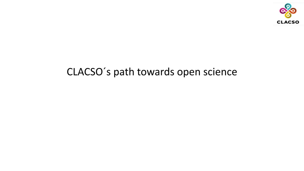 clacso s path towards open science