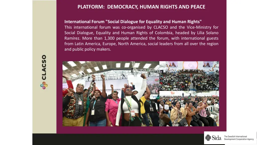 platform democracy human rights and peace