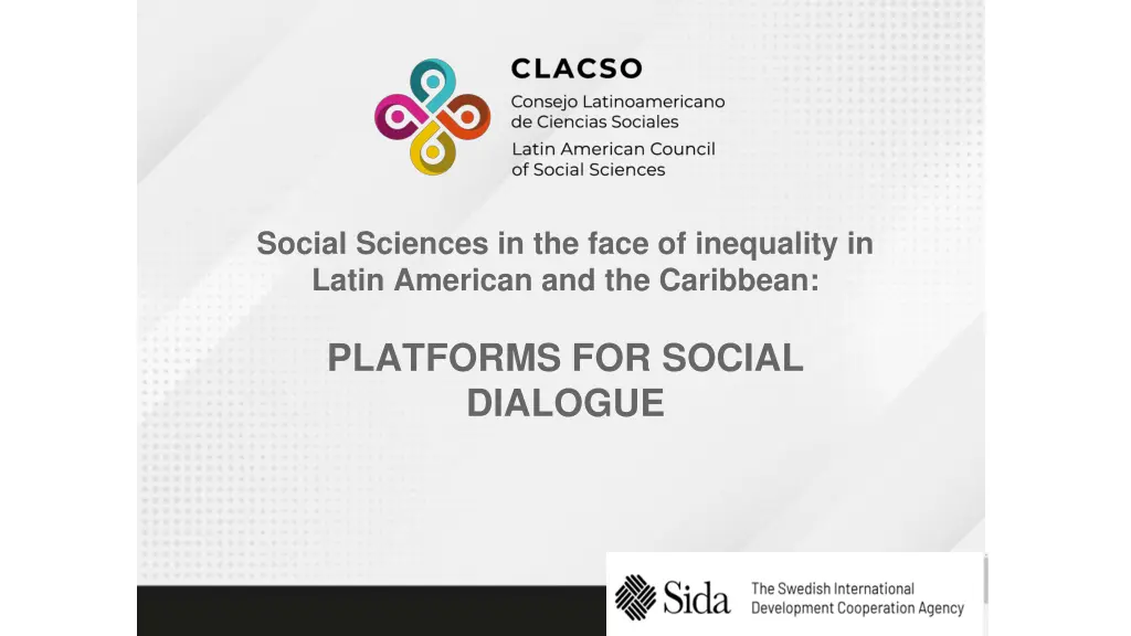 social sciences in the face of inequality