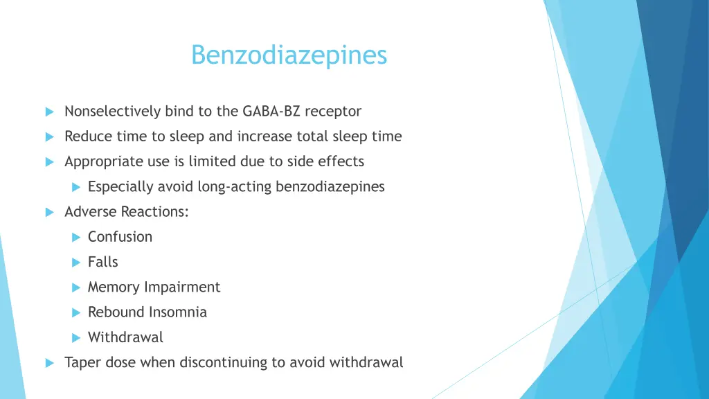 benzodiazepines