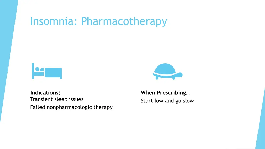 insomnia pharmacotherapy